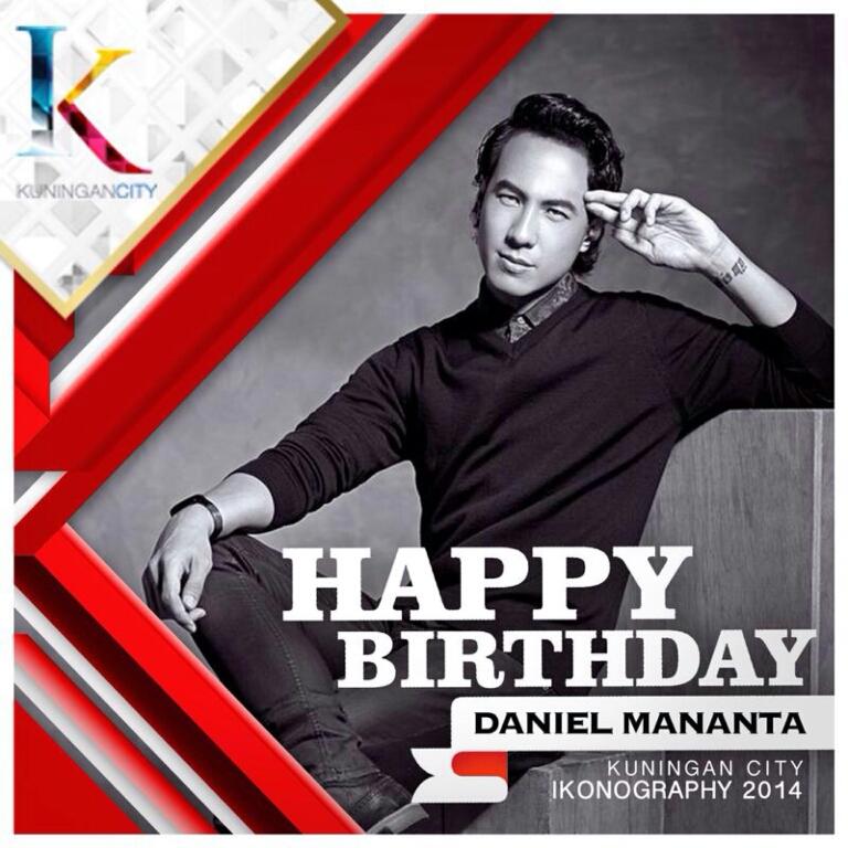 VJ Daniel Mananta 
: Happy Birthday Daniel Mananta  