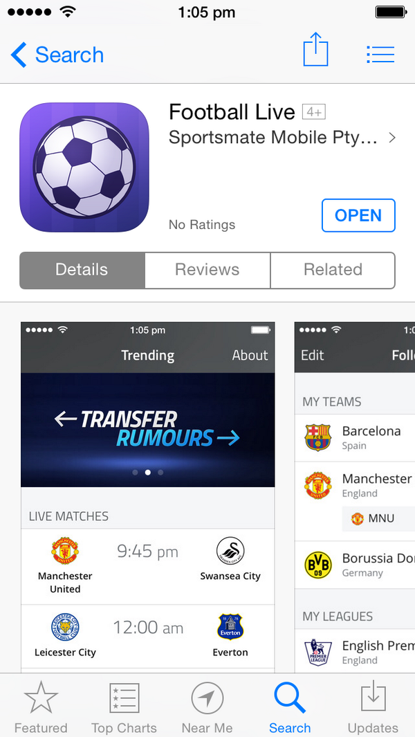 eplLIVE_app tweet picture