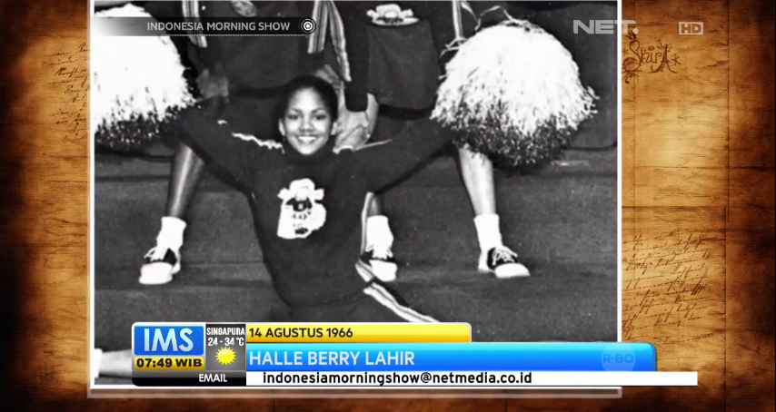 Pemeran Storm X-Men hari ini berulang tahun. Happy birthday Halle Berry! Todays History 