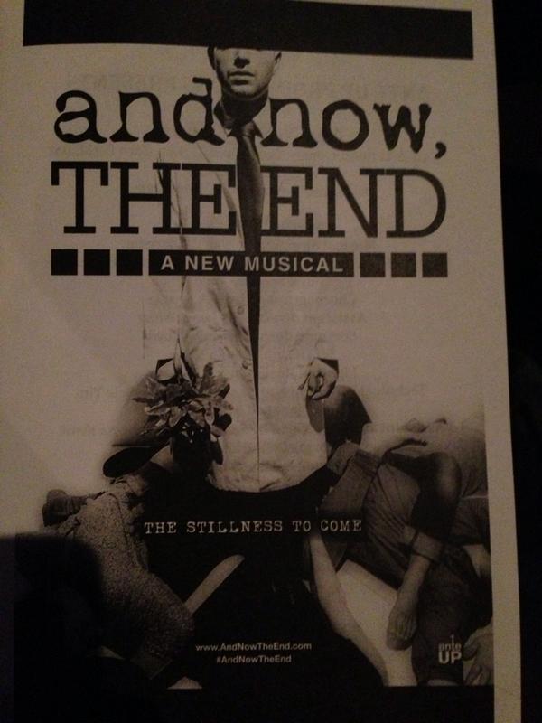 brittanylkay's tweet photo. So excited for #AndNowTheEnd at #SW14 @intheGreenRoom_ @SummerWorks @AndNowTheEnd http://t.co/9EaxK7wf5q