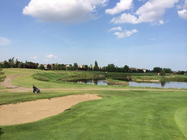 mcfarljo's tweet image. It was a great day for golf at the Goulet! #slice #7iron #3put