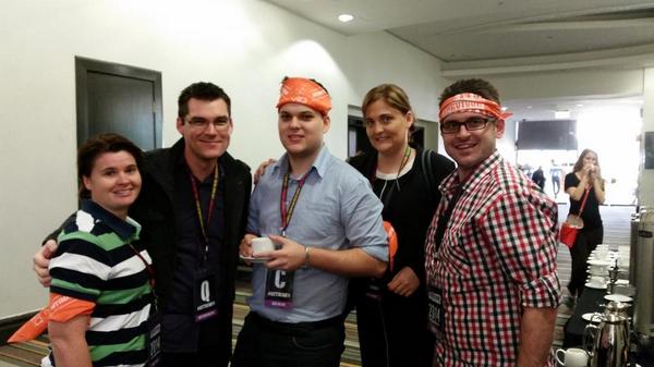 johnny_keates's tweet photo. Thunder peeps !#vitacon14 #tropicthunder http://t.co/MKJdF52uzj