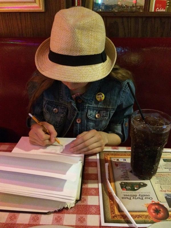 Creaturist's tweet image. Dinner and #GuardiansOfTheGalaxy with my favorite character artist.