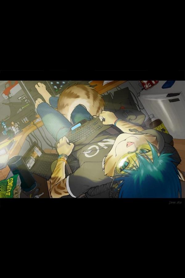 BarbeeConnor's tweet image. This is how I look when I play games all day