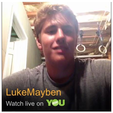 Whatchu waitin' for? Come watch <a href="/LukeMayben/">Luke Mayben 🇺🇸🇮🇱</a> live on <a href="/YouNow/">YouNow</a>! younow.com/LukeMayben/145…