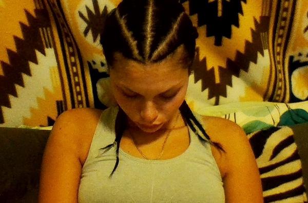 Korupt_Kayuse's tweet photo. My man does everything good &amp; braids my hair. #aintnothinbetta http://t.co/cBTHOw2ka8
