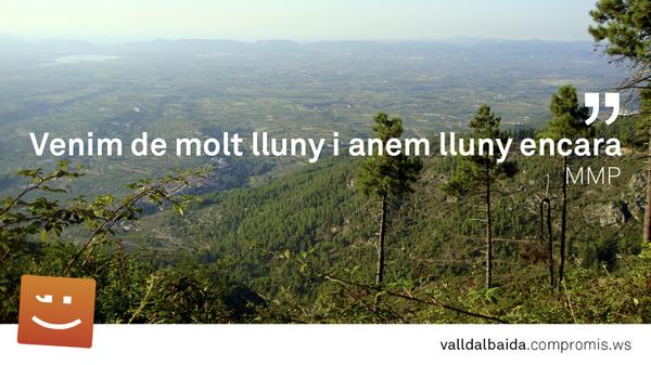 VallAlbaida's tweet photo. Venim de molt lluny i anem lluny encara! Bon cap de setmana! #femComarca #femPaís #mésCompromís http://t.co/gLB3mMFVqY