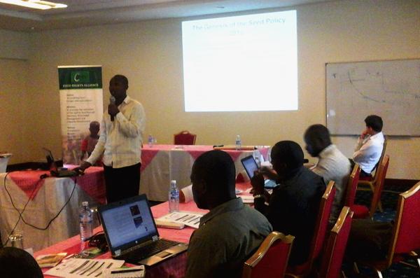 FRA's CSO Capacity Building meeting on implications of seed regulation framework for Uganda 2nd August 2014, Uganda.