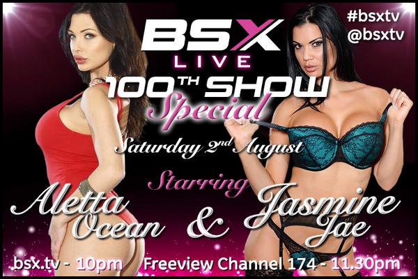 Watch the 100th #LIVE #SEX #Show on #BSXTV featuring @ALETTAOCEANXXXX &amp; @_jasmine_jae #hardcore #xxx Cant miss this! http://t.co/eYykolBe5R