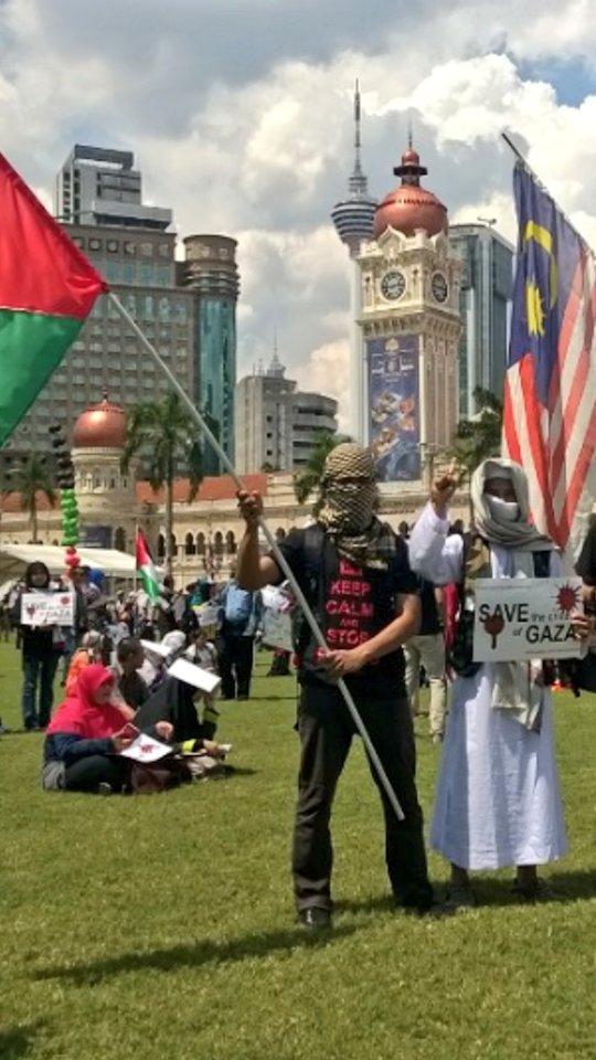 Soliditari Untuk GAZA Di Dataran Merdeka