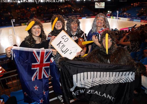 SilverFernsNZ's tweet photo. We have such amazing supporters! Spot the Kiwis in the crowd!! #NZNetball #Glasgow2014 #LoveNetball http://t.co/H9431EyREm