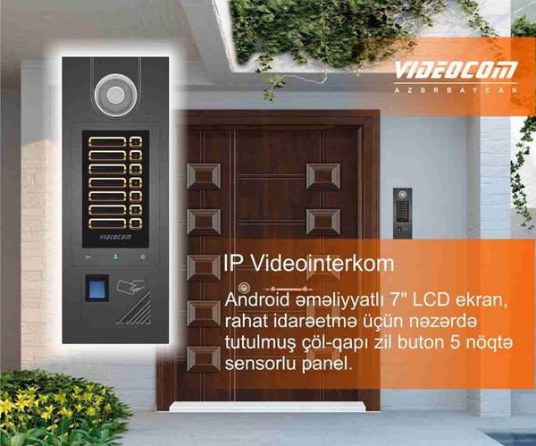 VDC-ODUIP 7" İP Videointerkom və Sensorlu Panel... 
#smarthome #Azerbaijan #Baku #videocom #domofon #sensor #RFID