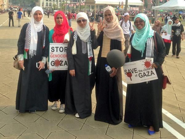 Soliditari Untuk GAZA Di Dataran Merdeka