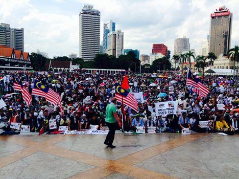 Soliditari Untuk GAZA Di Dataran Merdeka