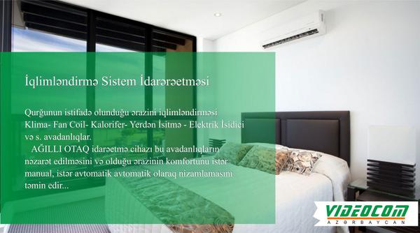 #smarthome #agıllıev #Azerbaijan #videocom #Baku #idarəetmə #iqlimləndirmə #sistemi #fancoil #kalorifer #kombi ...