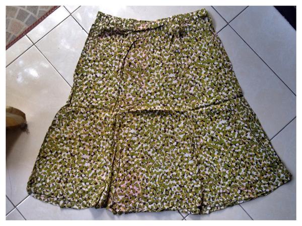 thegoodishstuff's tweet photo. Flareskirt Green-White
LP: 92cm, P: 74cm 
IDR 50K http://t.co/6BaXoYQ6bf