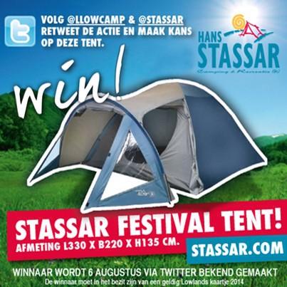 LLowCamp's tweet photo. Nog 4 dagen en dan gaat die festival tent van @stassar eruit!! Doe mee RT en volg ons en @stassar en wie weet win je! http://t.co/k8kaw6mor7