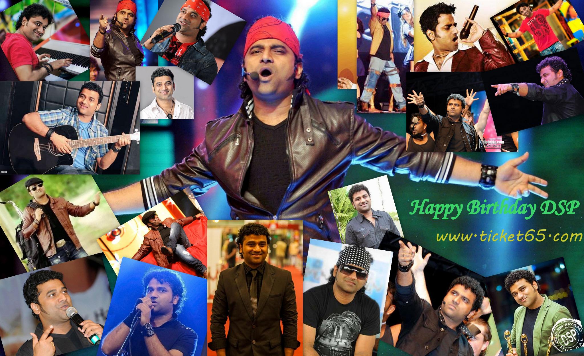 Happy Birthday the world with ur energetic music.Collage of ur rocking pics  