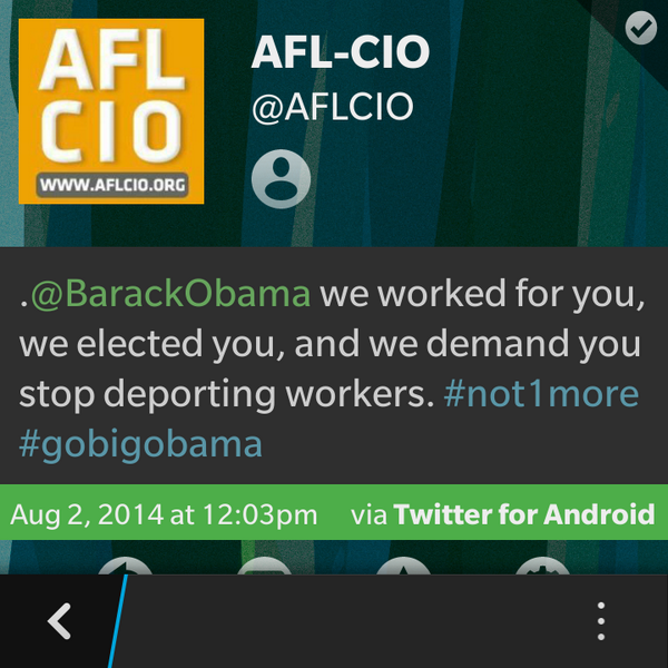 ThePantau's tweet image. I'm sure your members love that #smarttake. @AFLCIO @BarackObama