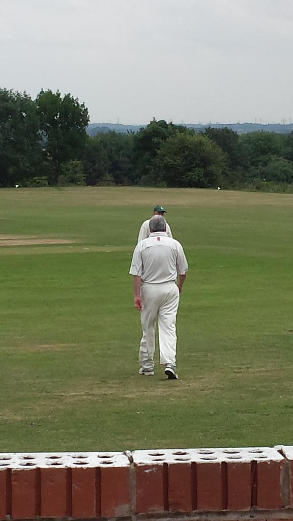 Captain going to explain that players 5 and 6 going to be late... oh we only have 6 by the way.  We have to bat.