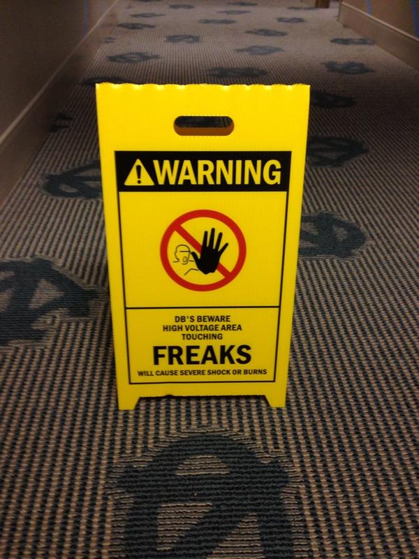 Look what I spotted outside the WR meeting room this morning. <a href="/GoHeels/">UNC Tar Heels</a> @TarHeelFootball