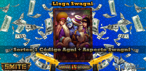 SmiteSpain's tweet photo. Sorteo 1 Agni Swagni - Skin 600 GEMAS || RT &amp; Follow + Twit con #smitespainSwagni comentando algo sobre Swagni. http://t.co/JeityeZSrr