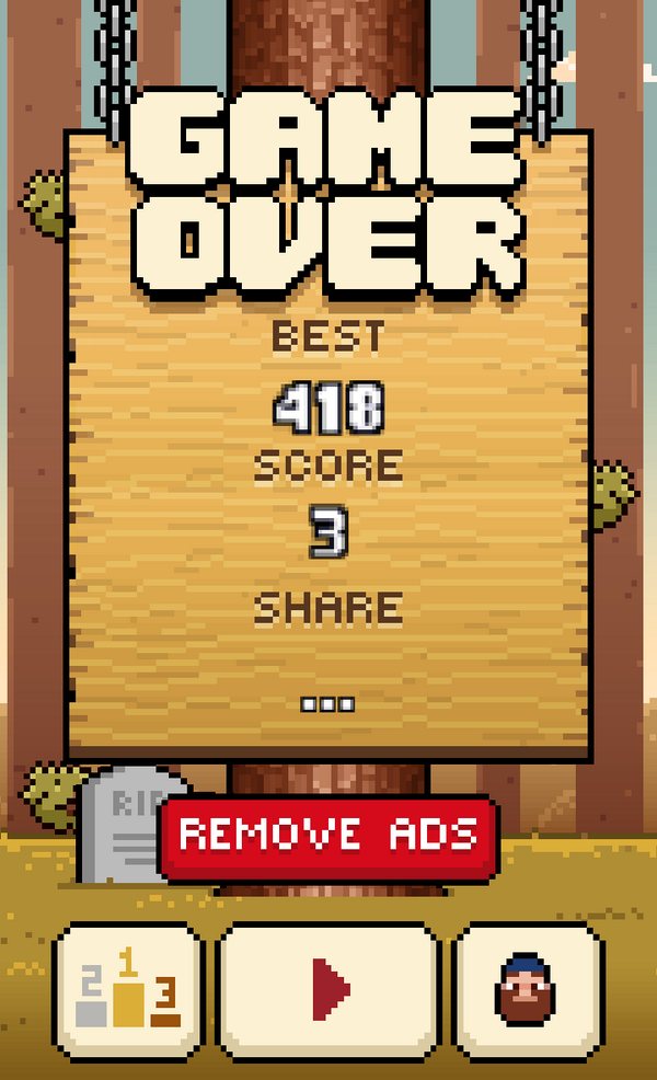 thloh85's tweet photo. Scored 418 in Timberman! You'll never beat me! #timbeeer -> https://t.co/eXnMl694Hc http://t.co/Z6gAE7Z20f