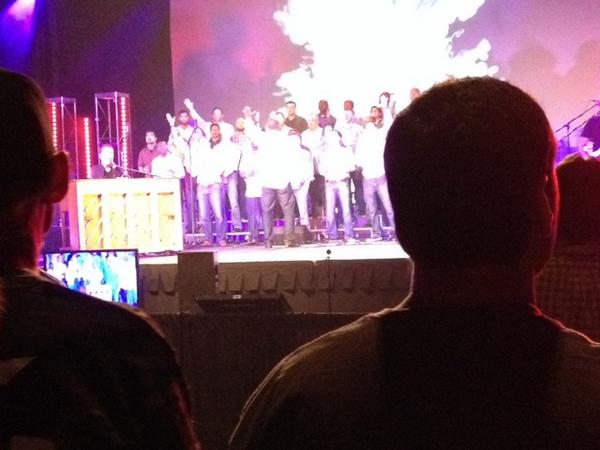 Robsumrall's tweet photo. Main Event men's conference http://t.co/hGmRnwufTh