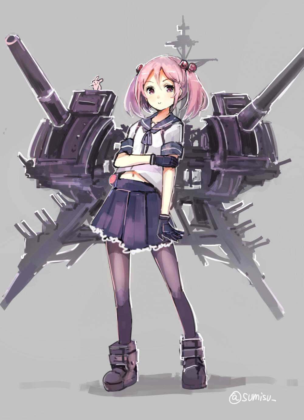 墨洲 対空特化型漣ちゃん 艦これ版深夜の真剣お絵描き60分一本勝負 Http T Co Uw7orsgjjy