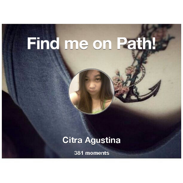 cytra18's tweet photo. I've shared 381 memories with my friends on #Path - see them now at http://t.co/o5HFrpmvhA! #thepersonalnetwork http://t.co/Fb5VUXJGSK