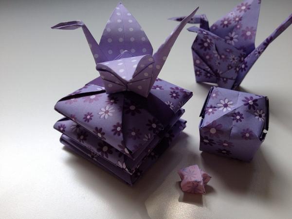 Origami! Verloting op nicollie.nl :) #lerenhuisjehanger #lerenarmbandje #gehaakte hartjesbroche