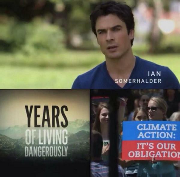 Paulanavarro_94's tweet photo. "Climate Action is our obligation!" #Emmys #VoteForYears #YEARSProject @YEARSofLIVING @iansomerhalder RT :) http://t.co/8QvvOME33M