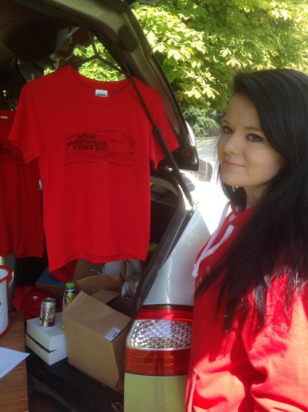 Great day at <a href="/WreXfest/">WreXfest</a> today with the team! Thanks to everyone who took a wristband and came to say hi! #wrexham