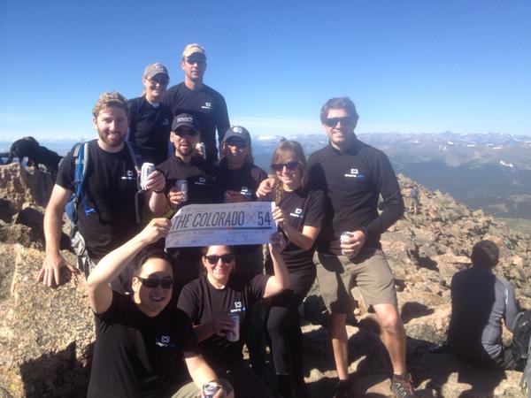 bernardjconley's tweet image. Launching sites and climbing mountains! @SportsLabsAMP at 14,000 ft. #colorado54 #aintnothang #booyah