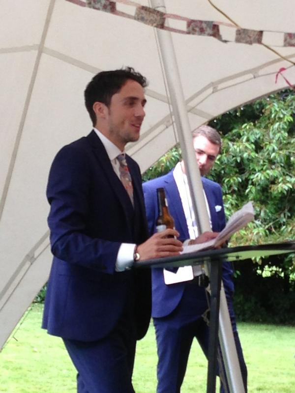 The main man, speeches  #thehyneswedding