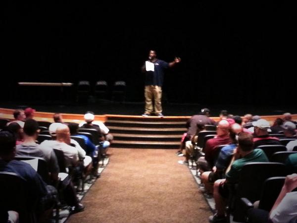 AllianceYouthSp's tweet photo. The Coach &amp; Staff Clinic is in full swing here at the KROC Center! http://t.co/Z6hnlfURYa