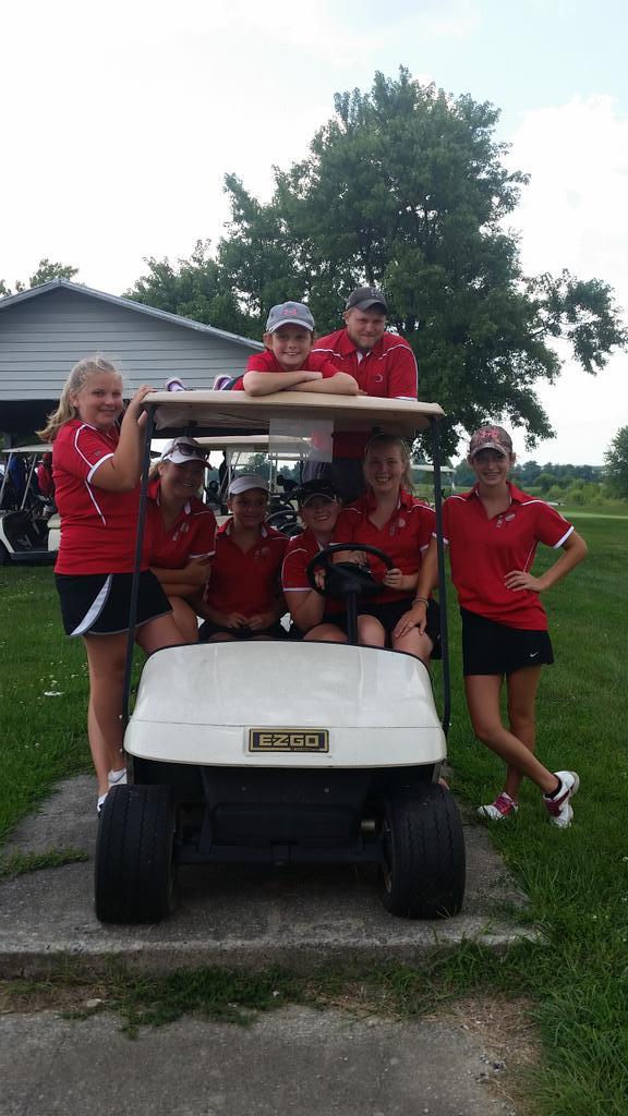 Pendleton Girls Golf Team at the Clark County Tournament!