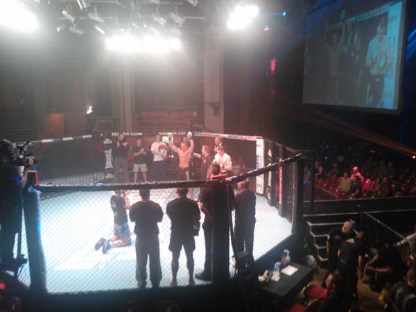 CombatClubRadio's tweet photo. 4 fights &amp; 4 finishes at @BAMMA #BAMMAFightNight for Herbert, Dearden, O'Connor &amp; Barnett &amp; a UD for Puskarsis in AMs http://t.co/Nl35adUFml