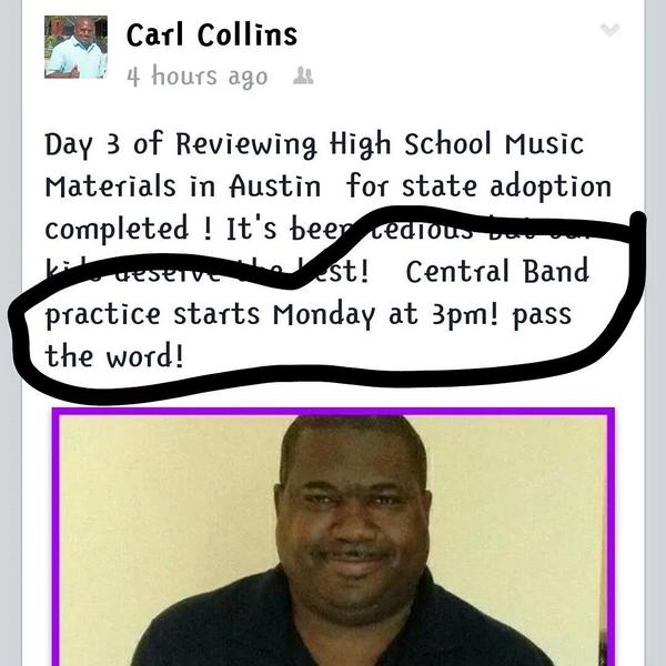BeaumontCentral's tweet photo. Band camp starts August 4th keep spreadin the word http://t.co/gHnxpeaI7f