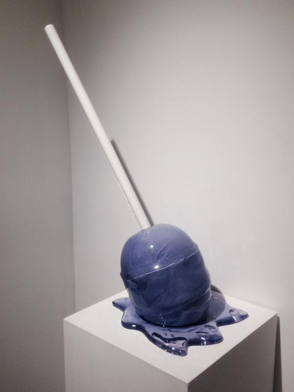 mobozzen's tweet image. Desire Obtain Cherish (aka #JonathanPaul) &quot;Medium Meltdown--Purple Grape&quot; (2013) #UNIXGallery NYC