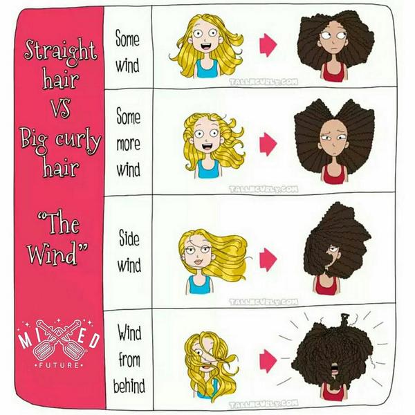 Mixed Future On Twitter Straight Hair Vs Big Curly Hair