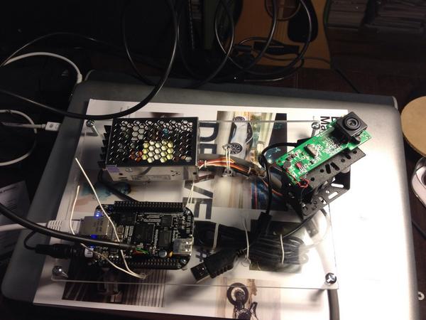 OptiDrePrime's tweet image. Finalizing the vision portion for my #beerrobot.Will need to start developing a drive train soon.