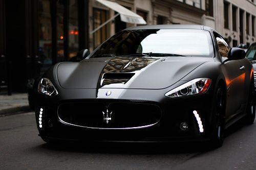 FancyCarFanatic's tweet image. Blacked out maserati