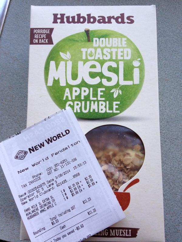 TrudiBrowne's tweet image. @NZBlackBox still enjoying Hubbards muesli!  This time with a new flavour &amp;amp; fingers crossed for an email tomorrow!