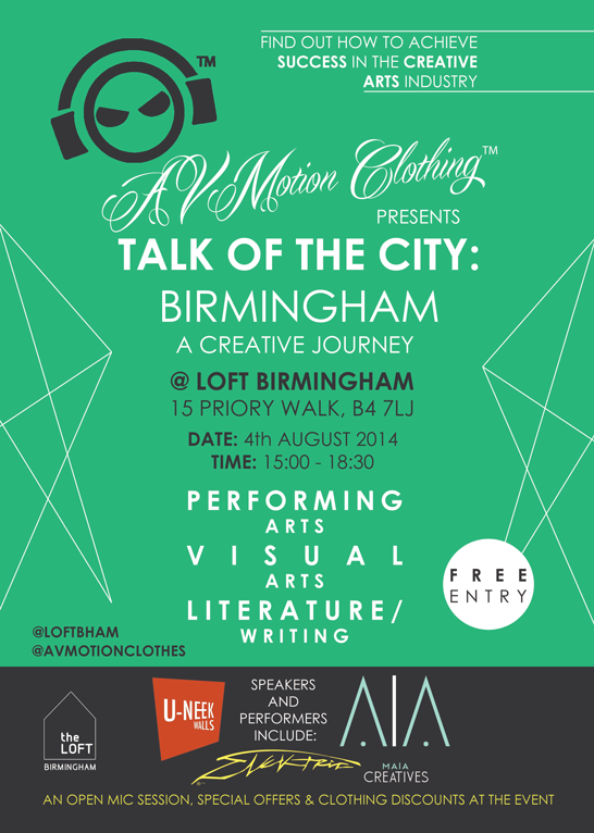 AVMotionClothes's tweet photo. #TalkOfTheCity is Today! come open minded!! RT http://t.co/fLnGAxHtHV