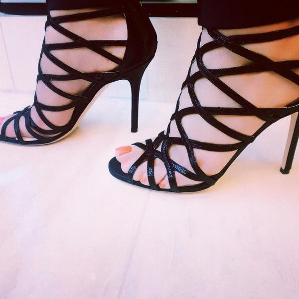 Around the store: @jimmychooltd fiesta caged sandals at nm beverly ...