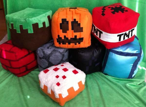 minecraft block plush