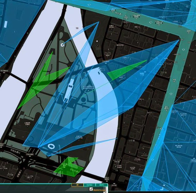 Ingress で広島の平和公園に巨大折り鶴が描かれる 8月6日の平和記念式典に向け インサイド