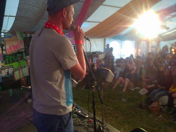 Here's <a href="/Blockcolour/">Grace Richardson</a> smashing it for the poets in Poets vs MCs !