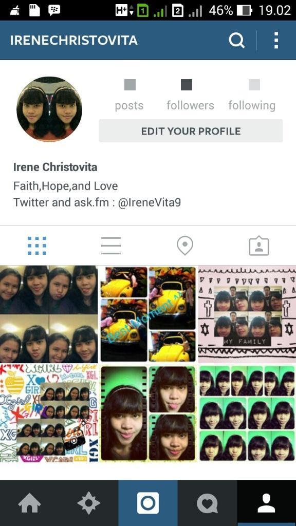 My ig @irenechristovita follow yaa